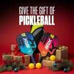 Selkirk Sport SLK Neo Fiberglass Pickleball Paddles Set of 2 | Designed in The USA | Complete Pickleball Set with 2 Pickle Ball Rackets, 3 Hybrid+ Balls, and SLK Sling Bag | Electric Sunset & Oasis