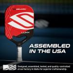 Selkirk Sport LUXX Control Pickleball Paddle | Florek Carbon Fiber Pickleball Paddles with a Polypropylene X7 Core | The Pickle Ball Racket Designed for Ultimate Power & Control | Epic Red
