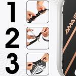 PICKLETECH Pickleball Paddle Protection Tape - Paddle Head Edge Guard - Racket Edge Protection Tape -Fit Perfectly Curved Edge -No Wrinkling