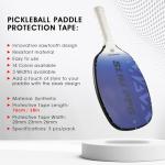 PICKLETECH Pickleball Paddle Protection Tape - Paddle Head Edge Guard - Racket Edge Protection Tape -Fit Perfectly Curved Edge -No Wrinkling