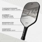 Selkirk Sport SLK Helix Pro Pickleball Paddle | Thermoformed Carbon Fiber Core Pickleball Paddles with Carbon Fiber & Fiberglass Hybrid Face | Unmatched Control | Legend Gray