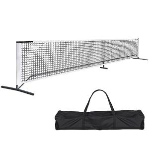 JupiterForce 22FT Pickleball Net Set, Portable Pickle Ball Net with Stable Metal Frame, Regulation Size Net and Carrying Bag for Backyard, Driveway, Indoor Outdoor Practice and Play