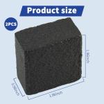 WALACT 2PCS Pickleball Paddle Eraser, Carbon Cleaner, Quick & Effective Pickleball Accessories to Remove Ball Residue, Dirt and Scratches