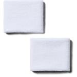 Under Armour Men's 3-inch Performance Wristband 2-Pack , White (100)/Black, One Size Fits All