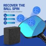 WALACT 2PCS Pickleball Paddle Eraser, Carbon Cleaner, Quick & Effective Pickleball Accessories to Remove Ball Residue, Dirt and Scratches