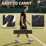 JupiterForce 22FT Pickleball Net Set, Portable Pickle Ball Net with Stable Metal Frame, Regulation Size Net and Carrying Bag for Backyard, Driveway, Indoor Outdoor Practice and Play