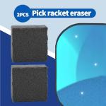 WALACT 2PCS Pickleball Paddle Eraser, Carbon Cleaner, Quick & Effective Pickleball Accessories to Remove Ball Residue, Dirt and Scratches