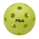 FILA Accessories Indoor Pickleball Balls - Official Indoor Pickleballs, Regulation Size with 26 Holes (Lime), Pack of 4