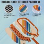 Wooden Pickleball Paddle Set with Balls & Bag