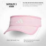 Adidas Womens Superlite Visor – Lightweight Athletic Sport Hat for Workouts