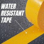 Professor Pickleball Court Tape - Makes Full Size Court - Outdoor Pickleball Marking Kit - 2" x 200 FT, Yellow Tape for Temporary Court Lines, No Residue, Quick and Easy Application