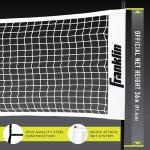 Franklin Sports Half Court Size Pickleball Net by Franklin Pickleball - Includes 10ft Net, (2) Paddles, and (2) X-40 USA Pickleball Approved Pickleballs