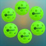 STANY Night Play Pickleball Balls (Updated 2026 Model)– Glow-in-The-Dark, USAPA Size, 40-Hole, Lighted Pickleball, Indoor/Outdoor, Beginner/Competitive, Gift, Green, 6 Pack, 1 Key, 3 Extra Batteries