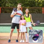 Pickleball Paddles Set of 2, USAPA Approved Fiberglass Pickle Ball Paddles with 4 Pickle Balls, Durable &Lightweight Racket for Beginners, Pros, Men, Women, Adults, Kids (Mix2)