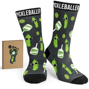 Pickleball Gifts for Women & Men - Mens Stocking Stuffers Christmas Socks, Funny Socks, Outdoor Sport Accessories, Gifts for Pickleball Lovers, Sport Gear & Stocking Stuffers