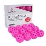 AILANFEI ALANFEI 12-Pack Premium Pickleball Balls -Compliant USAP Approved, 40 Holes Outdoor/Indoor Pickle Balls， Perfectly Balanced, High Bounce True Flight, Pickle Ball for Tournament Play