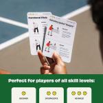 DSS Games The Pickleball Deck: 50 Shots + Strategies to Pickle Your Friends [Pickleball Gift Ideas, Pickleball Cards, Gifts for Him and Her]