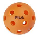 FILA Accessories Indoor Pickleball Balls - Official Indoor Pickleballs, Regulation Size with 26 Holes (Orange), Pack of 4