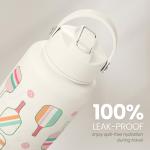 Pickleball Water Bottle 32oz Stainless Steel Insulated Vaccum with Lid, Pickleball Gifts for Pickleball Players, Pickleball Lovers, Women Girls Ladies