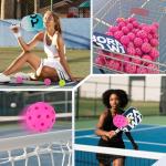 AILANFEI ALANFEI 12-Pack Premium Pickleball Balls -Compliant USAP Approved, 40 Holes Outdoor/Indoor Pickle Balls， Perfectly Balanced, High Bounce True Flight, Pickle Ball for Tournament Play