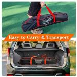 Zdgao Portable Pickleball Net Set with Paddles Set of 4, 22FT Official Size Pickleball Net, 4 Outdoor Pickleballs and Carry Bag, Weather Resistance Strong Steel Frame