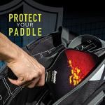 Franklin Sports Pickleball Paddle Bag - Paddle Protector and Travel Case - Official Bag of the Pickleball US Open - Black/White
