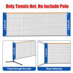 Eastgoing 10 ft Mini Portable Soccer Tennis Net | Pickleball Net for Driveway Backyard. Easy Assemble Beach Tennis Net -（Only Net）