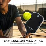 cyclotron P-40 Outdoor Pickleballs – USAPA Approved Pickleball Balls, High Visibility, 40-Hole Precision Design, Durable Seamless HDPE Construction(3 Pack)
