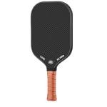 CZRR Pickleball Paddle, USA Pickleball Approved, 3K Raw Carbon Fiber Surface (CFS) High Grit & Spin, with 16MM Polypropylene Honeycomb Core, Ideal for Novice and Professional Players
