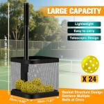 Pickleball Picker Upper Ball Holder, Pickleball Ball Picker Hopper Tube, Pickleball Pickup Tube - Lightweight Pickleball Retriever Collector with Shoulder Strap