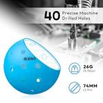 A11N Luminous Pickleballs- USA Pickleball Approved Light Up Outdoor Pickleballs, High Visibility for Nighttime, Durable and Funny Pickleball, 6 Packs