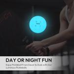 A11N Luminous Pickleballs- USA Pickleball Approved Light Up Outdoor Pickleballs, High Visibility for Nighttime, Durable and Funny Pickleball, 6 Packs
