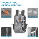 G4Free Lightweight Pickleball Bag, Pickleball Backpack for Men and Women, Adjustable Padel Bag Fits 2 to 4 Paddles, Shoulder Daypack for Sports(Dark Grey)