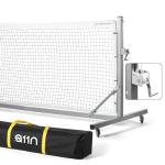 A11N Sports Pro Pickleball Net with Wheels and Hand Winch, Tournament Regulation Size, Anti-Sag Design, Perfect for Outdoor Court & Indoor Gym Floor