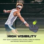 Akiefb Pro-Grade 40-Hole Outdoor/Indoor Pickleball Balls(12Pack) High Bounce, Durable Construction with Wind-Resistant Design, Built for Practice & Rec for Competitive Play(Green)