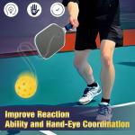 Giltiil Ultimate Solo Pickleball Trainer - Continuous Rebound Drills, Enhance Reaction Time & Hand-Eye Coordination, Ideal for All Players