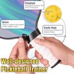 Giltiil Ultimate Solo Pickleball Trainer - Continuous Rebound Drills, Enhance Reaction Time & Hand-Eye Coordination, Ideal for All Players