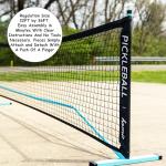 Homie Portable Pickleball Net Set with 4 Balls, Backpack Carrying Bag, 22 FT Regulation Size, Easy Setup for Outdoor Indoor, Weather Resistant Metal Frame