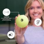 Gamma Librarian Foam Quiet Pickleball Balls – Low-Noise Practice Balls with True Bounce on Any Surface – Yellow Foam Pickleballs Available in 48 Box, 3 Pack, or 6 Pack