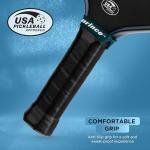 Prince - Phantom Elite Elongated Pickleball Paddle, Lightweight High-Performance Paddle with Textured Surface for Power, Control, and Precision, Blue
