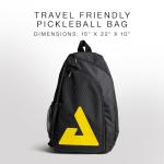 JOOLA Everyday Sling Bag - Lightweight Pickleball Backpack holds 2 Paddles - Crossbody Sports Bag with Water Bottle Pocket & Hideaway Carabiner - Court Ready, Travel Friendly