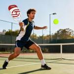 HTPICK 3-Pack Premium Pickleball Balls | Crack-Resistant | 40 Holes Outdoor Pickle Balls | High Bounce, Perfectly Balanced Pickle Ball for Tournament Play | Advanced Aerodynamics |