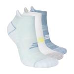 Skechers Women's 3-Pack Pickleball Low Cut Socks, Blue Combo, 9-11