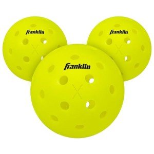 Franklin Sports X-40 Outdoor Pickleballs - 3 Pack