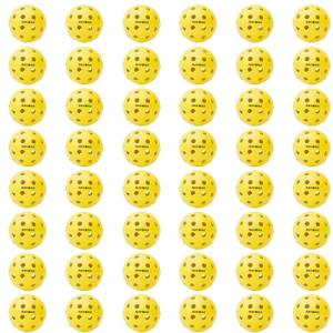 Navona 48 Pack Premium 40-Holes Outdoor Pickleball Balls, Meet USAPA Official Requirement, Perfectly Balanced, High Bounce True Flight, Durable Outdoor Pickleball Set