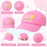 Zhamate Pickleball Hat for Women, Pickleball Accessories with Cotton Baseball Cap Socks Stainless Steel Tumbler for Birthday Christmas Pink