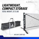 JOOLA Symmetry Portable Pickleball Net - Regulation Size Indoor & Outdoor Net - Easily Set up Your Pickleball Court, 3 Minute Assembly - Tension Lock System for Height Accuracy - 22ft Length