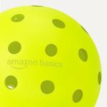 Amazon Basics Outdoor Pickleball Balls, USAPA Approved, Yellow, 12-Pack