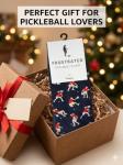 feetopia Socks with Frustrated Pickleball Player Design, Ideal Pickleball Gift, 1 Pair Per Pack, Size 8-13