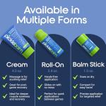 PickleBalm Pickleball Post-Game Muscle Pain Relief Cream with 4% Lidocaine, Arnica, Menthol, Cucumber Seed Extract for Shoulders, Knees, Wrists, and More, 4oz Cream